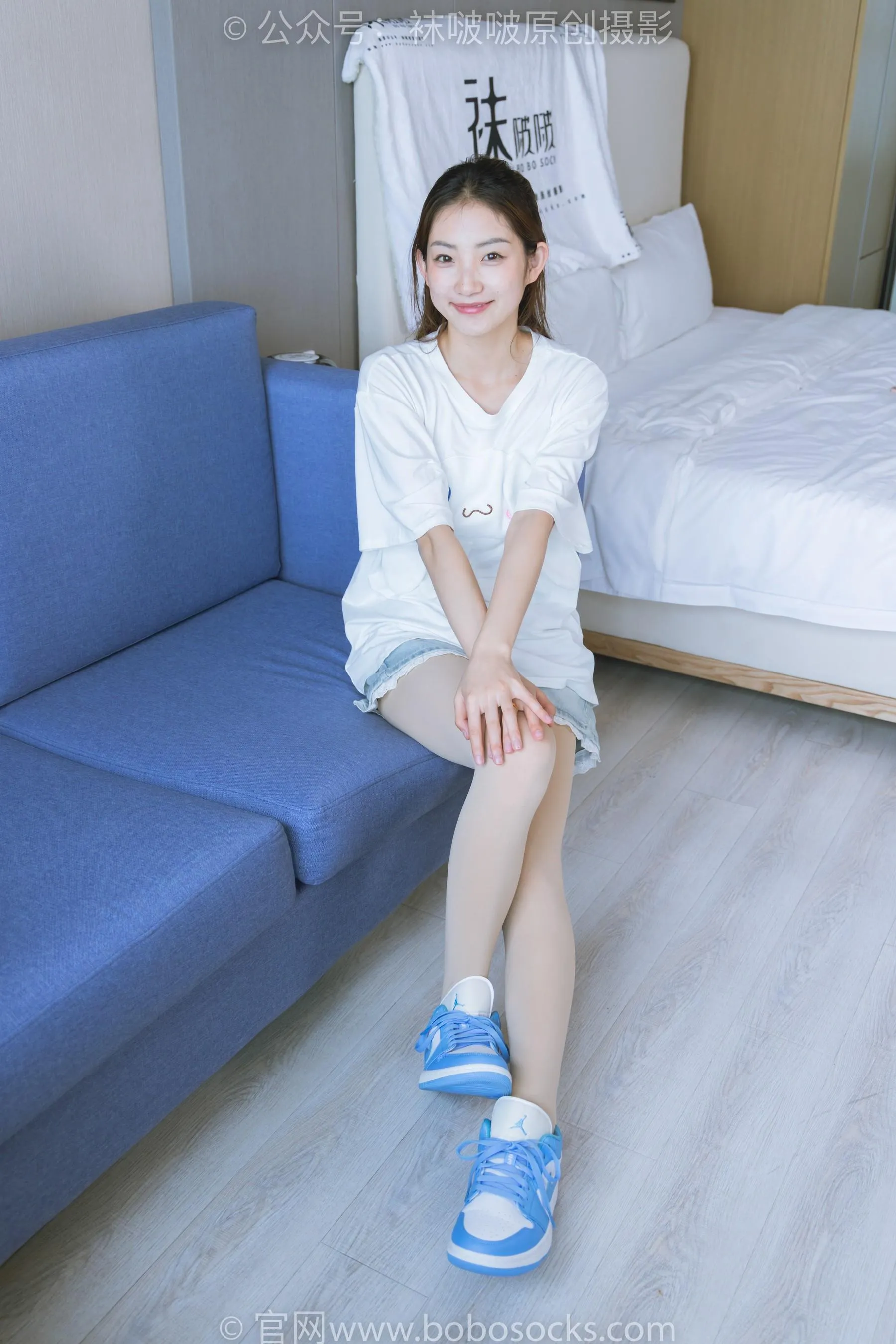 [BoBoSocks袜啵啵]NO.228 小沫-板鞋、厚肉丝、裸足 [90P]插图3